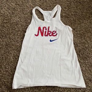 White Nike Tank Top